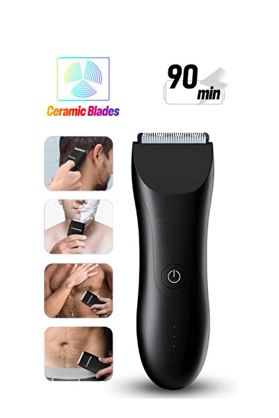 TAPIT Electric Body Hair Trimmer Waterproof Wet Dry Cordless Body Groomer Bal...
