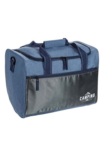 OEM Geantă termoizolantă, 26L, 40 x 24 x 28 cm, aspect denim, Albastru