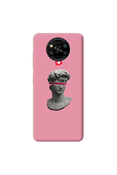Other Xiaomi Poco X3 /X3 Pro Half statue Pink Colored Silicone TPU Θήκη