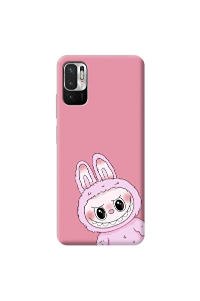 Other Xiaomi Redmi Note 10 Pro 5G Labubu 6 Pink Colored Silicone TPU Θήκη