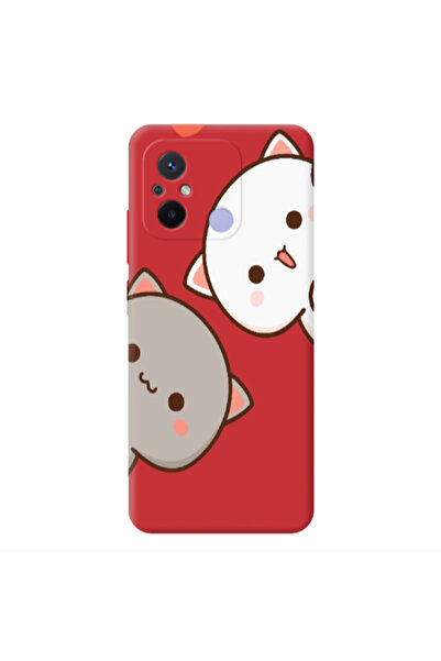 Other Xiaomi Redmi 12C We are here Red Colored Silicone TPU Θήκη