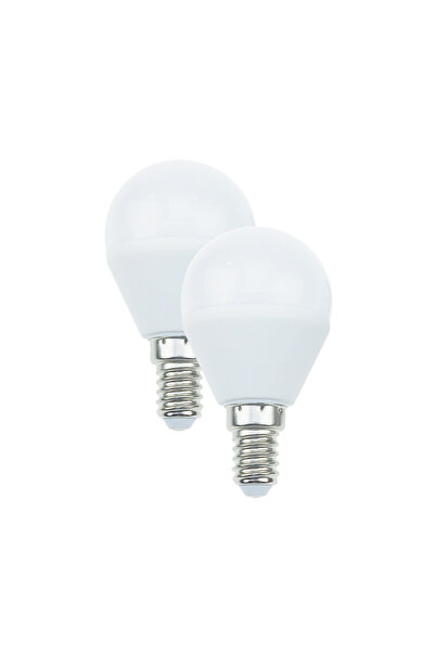 ACA LIGHTING Λάμπα LED Σφαιρική E14 230V 7W 3000K 220 °   520Lm Ra80 DUO PACK...
