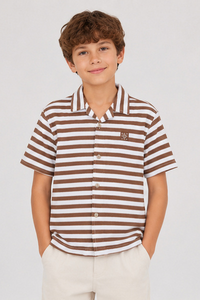 ruff Boys Drop Shoulder Shirt Short Sleeve
