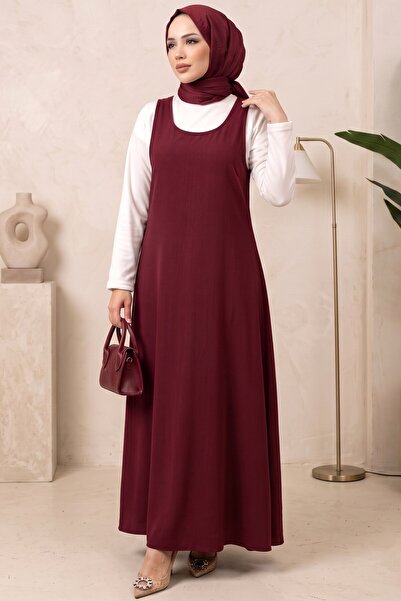 hadiora Modal Jile Dress and Undergarment Set Modern Cut Double Hijab Set