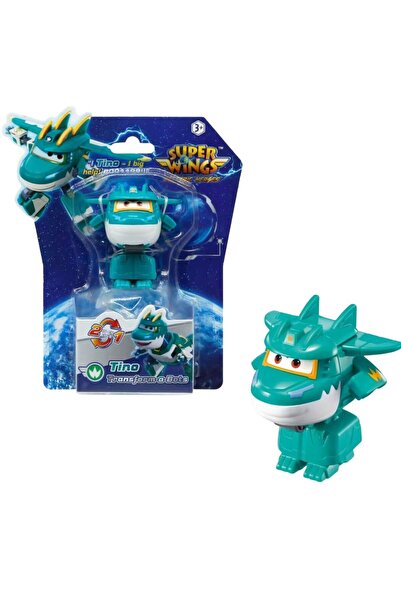 Noname Transformable figure Super Wings Tino, Airplane and Robot, 5 cm
