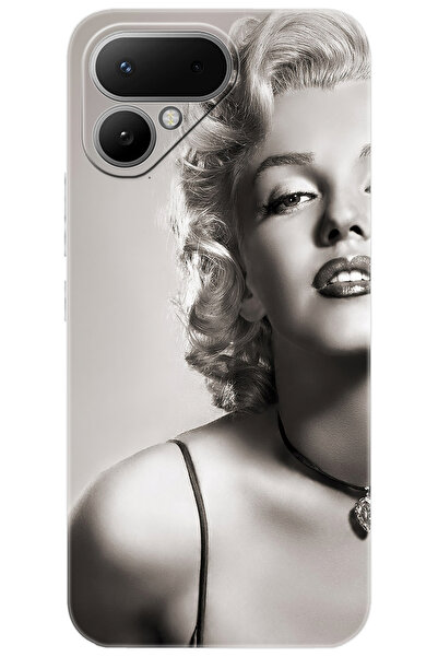 TECNO Pova Curve 2 5G (LK7k) Uyumlu Kılıf Desen Baskılı Silikon Marilyn Monro...