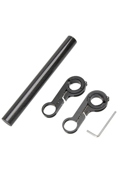 RASPORT Ghidon extensie pentru trotinete/biciclete Negru 20 mm (T-26)