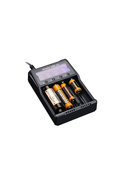 Fenix Incarcatori pentru acumulatori Fenix, LCD, 9 tipuri, negru