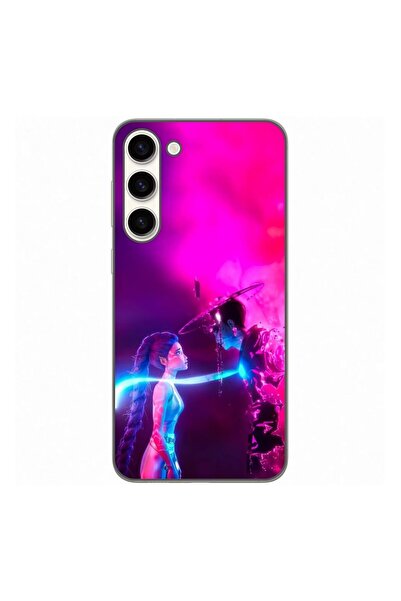 OEM Калъф, съвместим със Samsung Galaxy S23 Plus, със силиконов десен KPop De...