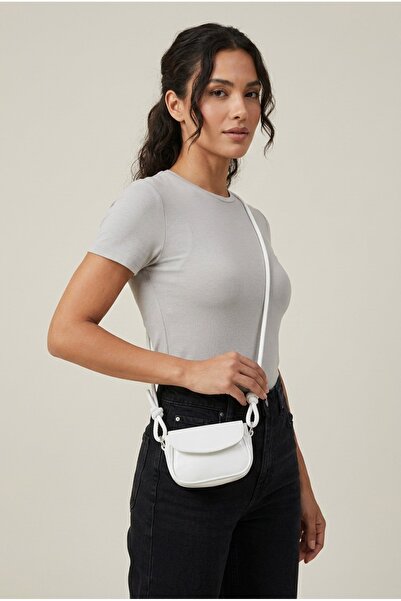 Baguar Women's White Color Stylish Design Mini Hand and Shoulder Bag