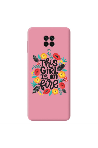Other Xiaomi Redmi Note 9 Pro This Girl Pink Colored Silicone TPU Θήκη