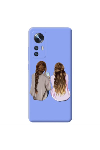Other Xiaomi Mi 12 Friends Light Purple Colored Silicone TPU Θήκη
