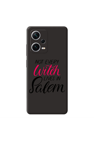 Other Xiaomi Poco X5 Not every witch lives in salem Black Colored Silicone TP...