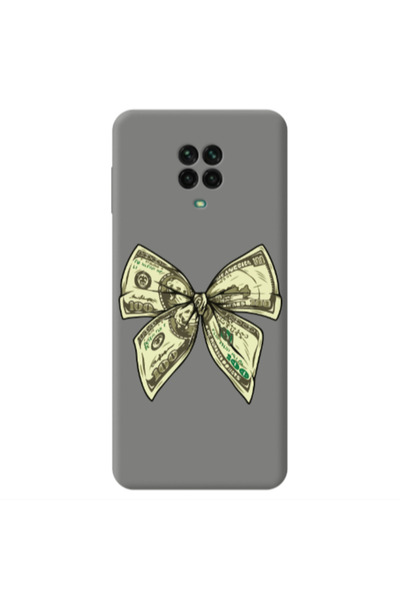 Other Xiaomi Redmi Note 9 Pro Bowtie Dollars Grey Colored Silicone TPU Θήκη