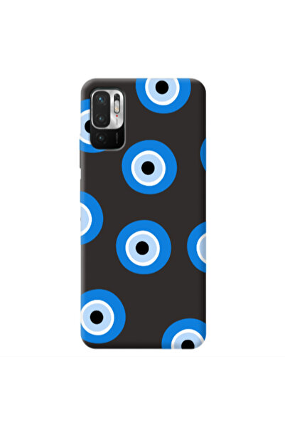 Other Xiaomi Redmi Note 10 Pro 5G Evil eyes beads Black Colored Silicone TPU ...