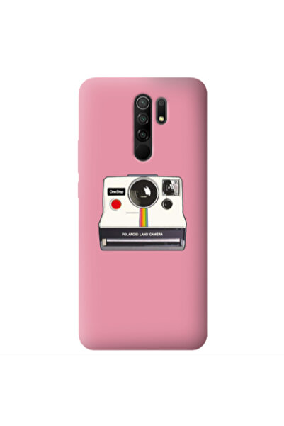 Other Xiaomi Redmi 9 Polaroid land camera Pink Colored Silicone TPU Θήκη