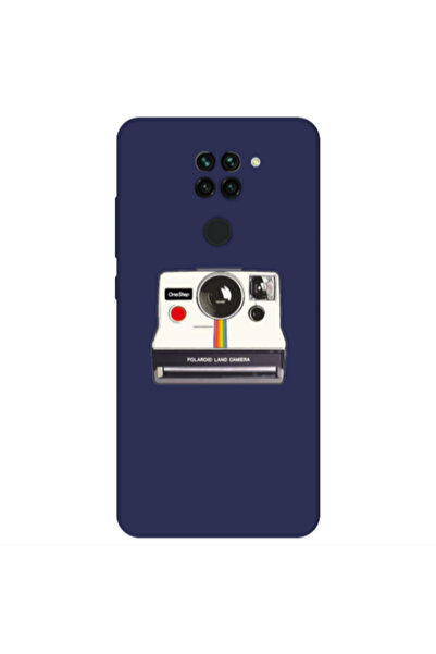 Other Xiaomi Redmi Note 9 Polaroid land camera Dark blue Colored Silicone TPU...