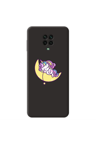 Other Xiaomi Redmi Note 9 Pro Sleeping horse Black Colored Silicone TPU Θήκη