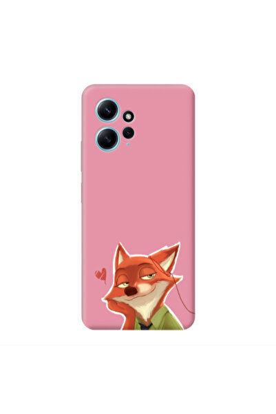 Other Xiaomi Redmi Note 12 4G Valentines 15 Pink Colored Silicone TPU Θήκη