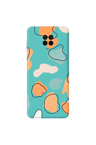 Other Xiaomi Redmi Note 9 Pro Colorful spots Turquoise Colored Silicone TPU Θήκη