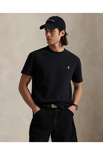 Ralph Lauren Blue Klasik Kesim Jersey Bisiklet Yaka Tişört 646714.