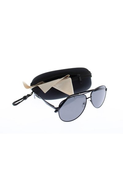 ButicCochet Ochelari de soare, unisex, cu ramă metalică, lentilă gri - OCS372