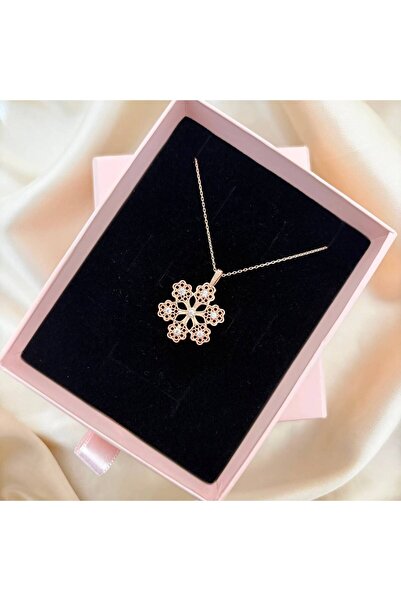 Lovera Jewellery 925 Ayar Gümüş Sertifikalı Rose Renk Altı Yapraklı Yonca Kol...