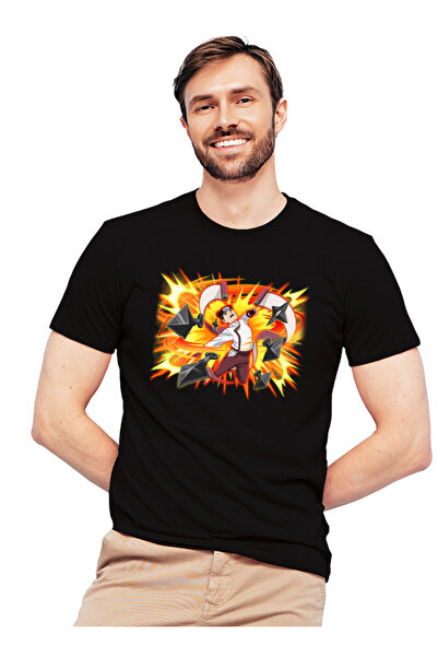 Generic Fashion World Naruto Anime Design High-Quality Printed Cotton T-Shirt