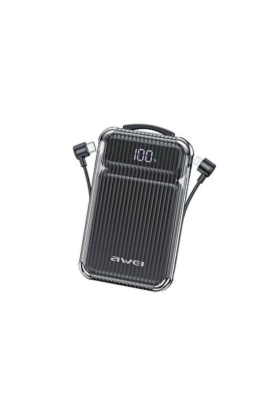 AWEI Powerbank - P89K - 10.000mah - - 007665 - Black