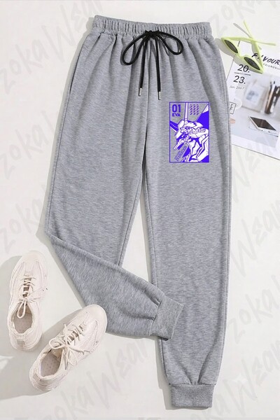 ZOKAWEAR Unisex Eva 01 Evangelion εμπριμέ φούτερ