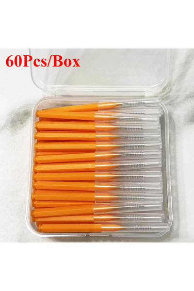 Choice11 0.9 mm orange 60pcs 30/60/120Pcs Interdental Brushes Health Care Too...