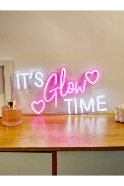Choice 5w Chi-buy LED Neon it's glow time USB Powered Neon Signs Decor Lamp S...
