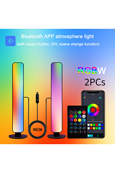 choice2 إضاءة موسيقية بتقنية البلوتوث RGB قابلة لإعادة الشحن عبر USB، موديل م...