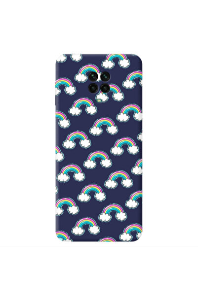 Other Xiaomi Redmi Note 9 Pro Cute rainbows Dark blue Colored Silicone TPU Θήκη