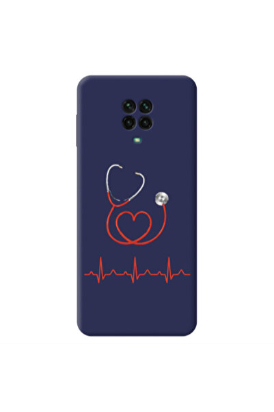 Other Xiaomi Redmi Note 9 Pro Stethoscope Dark blue Colored Silicone TPU Θήκη