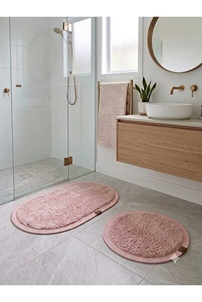 MIRAEDN HOME Modern Yeni Nesil Banyo Paspası Klozet Takımı Premium Hasır Deta...