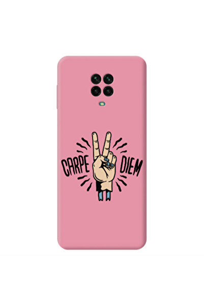 Other Xiaomi Redmi Note 9 Pro Carpe Two Diem Pink Colored Silicone TPU Θήκη