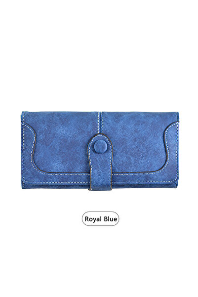 Choice R774-RoyalBlue Large Capacity Women Wallet 17 Card Slots Long Wallet w...