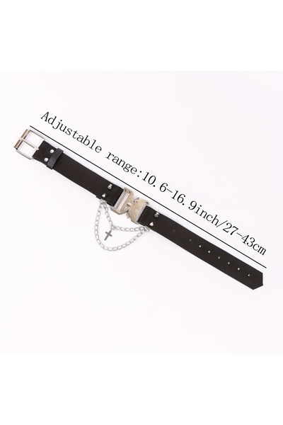 Choice STYLE 1 Men'S Handsome Hip Hop Gothic Faux Leather Arm Cuff with Decor...