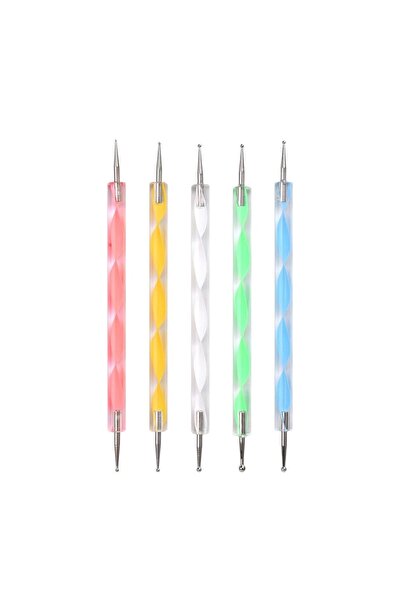 Choice 5 Pcs 5Pcs Nail Art Pen Dual-ended Brush Flower Sculpture Pen Acrylic ...