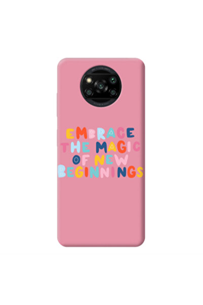 Other Xiaomi Poco X3 /X3 Pro Embrace Pink Colored Silicone TPU Θήκη