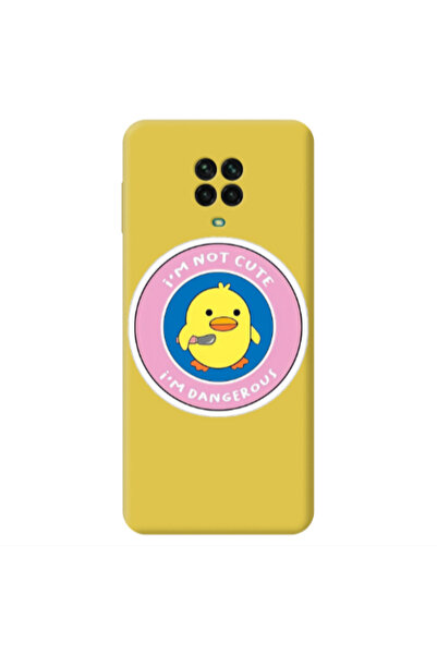Other Xiaomi Redmi Note 9 Pro I m dangerus Yellow Colored Silicone TPU Θήκη