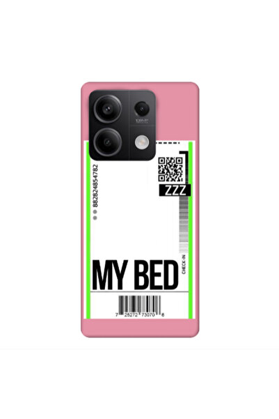Other Xiaomi Redmi Note 13 5G My Bed ZZZ Pink Colored Silicone TPU Θήκη