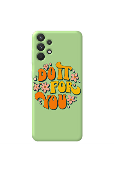 Other Samsung A32 4G Do it For You Light Green Colored Silicone TPU Θήκη
