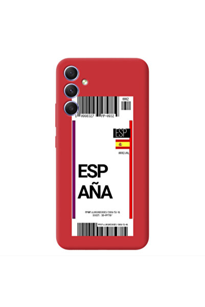 Other Samsung A15 5G Espana Arrival Red Colored Silicone TPU Θήκη