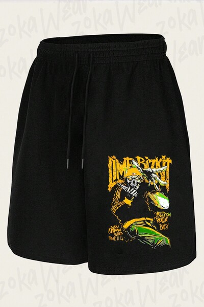 ZOKAWEAR Unisex Limp Bizkit V17 Design Printed Shorts