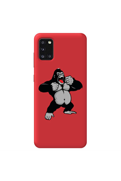 Other Samsung A41 Angry Gorilla2 Red Colored Silicone TPU Θήκη