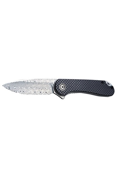 OEM Briceag EDC Civivi Elementum C907DS, Lama Otel Damasc Raindrop, Maner Fib...