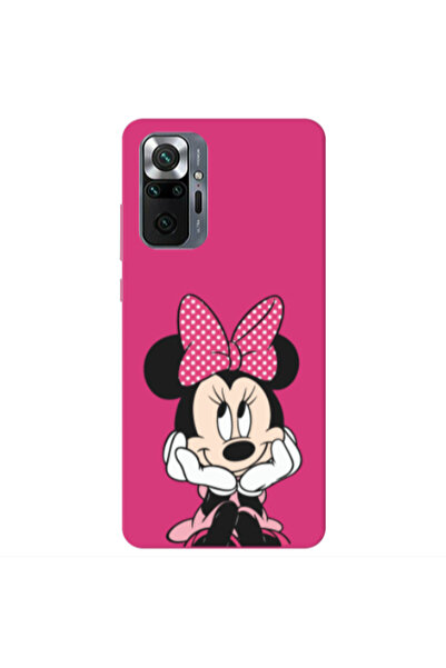 Other Xiaomi Redmi Note 10 Pro 4G Minnie 2 Fuchsia Colored Silicone TPU Θήκη