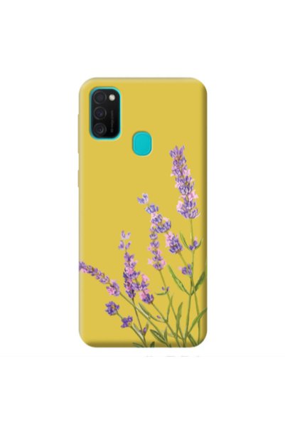 Other Samsung M21 Flowers 8 Yellow Colored Silicone TPU Θήκη